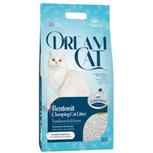 Dream Cat White Cat Litter Activated Carbon (Unscented) 10L