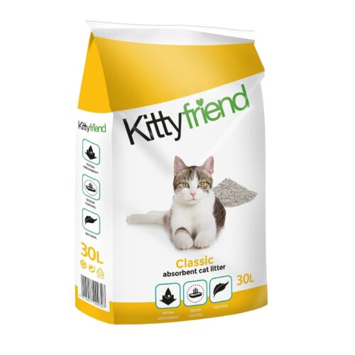 KITTY FRIEND CLASSIC CAT LITTER - 30LT