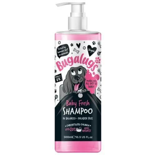 Bugalugs Baby Fresh Dog Shampoo with Pump 500ml