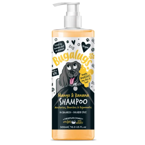 Bugalugs Mango & Banana Dog Shampoo with Pump 500ml