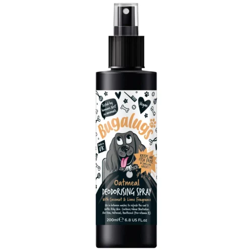 Bugalugs Oatmeal Dog Deodorising Spray with Coconut & Lime Fragrance 200ml