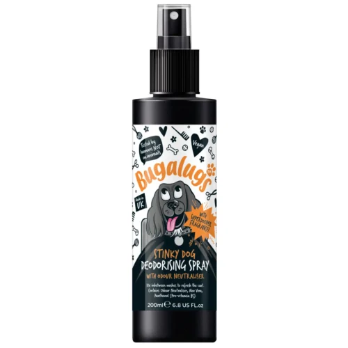 Bugalugs Stinky Dog Deodorising Spray with Odour Neutraliser 200ml