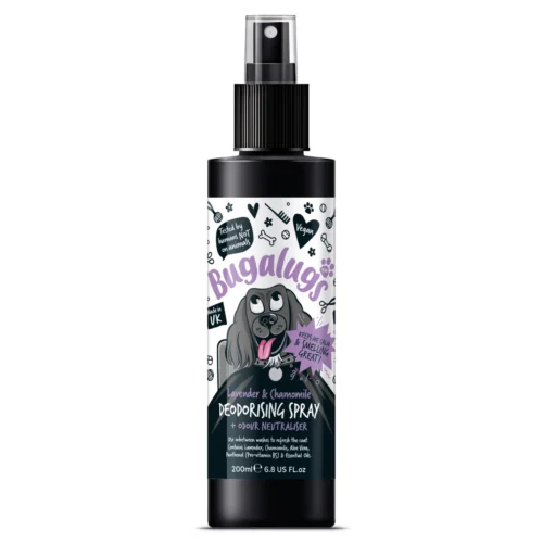 Bugalugs Lavender & Chamomile Dog Deodorising Spray with Odour Neutraliser 200ml