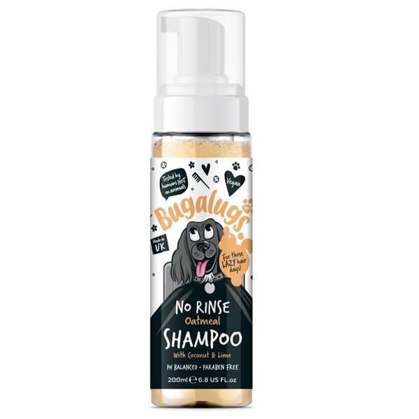 Bugalugs No Rinse Oatmeal Dog Shampoo with Coconut & Lime 200ml