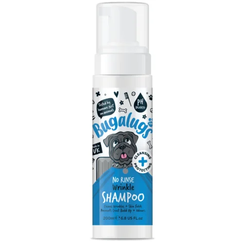Bugalugs Wrinkle No Rinse Shampoo for Dogs & Cats
