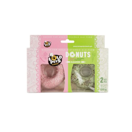 LoLo Pets Classic Donuts for Dogs Fruit & Vegetable 2pcs 120g