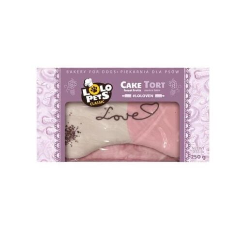 LoLo Pets Classic Bakery Dog Love Forest Fruit Cake 250g