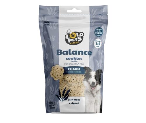 LoLo Pets Classic Dog Cookie Biscuits, CHARM for Skin & Coat 350g