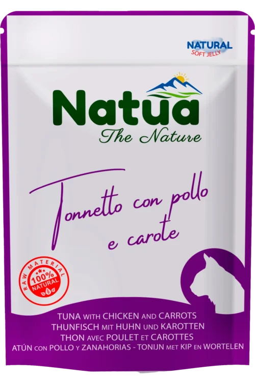 Natua Pouch Cat Tuna Chicken With Carrot 24x70gr Pouches