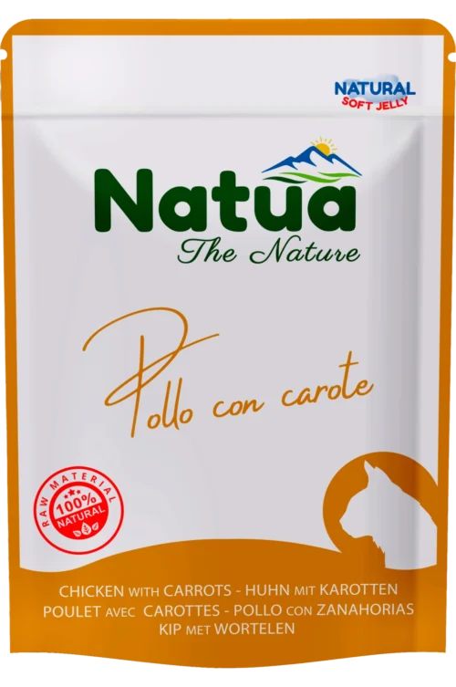 Natua Pouch Cat Chicken With Carrot 24x70gr Pouches