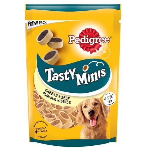 PEDIGREE TASTY MINIS CHEESY NIBBLES - 140G