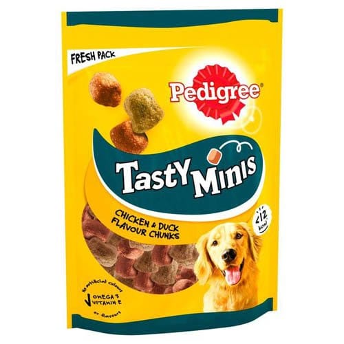 PEDIGREE TASTY MINIS CHEWY CUBES CHICKEN & DUCK - 8x130G