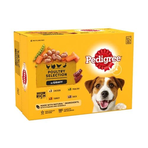 PEDIGREE SELECTION BOX POULTRY SELECTION -24X100G | 48x100G