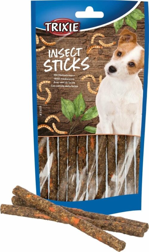 TRIXIE Insect Sticks with mealworms, 80 g