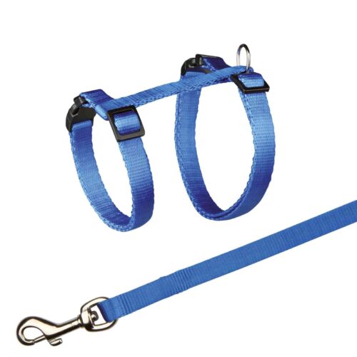 TRIXIE Cat harness with leash, nylon, 27–45 cm/10 mm, 1.20 m