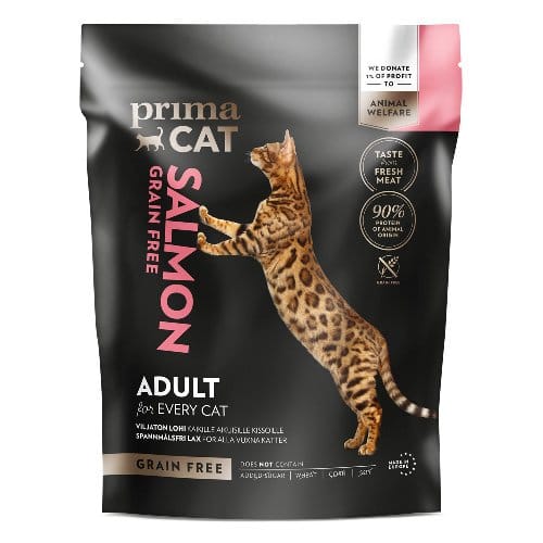 PRIMA CAT DRY FOOD GRAIN FREE SALMON ADULT CATS