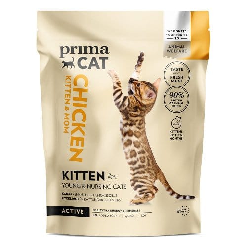 PRIMA CAT DRY FOOD WHEAT FREE CHICKEN KITTEN 1.4KG