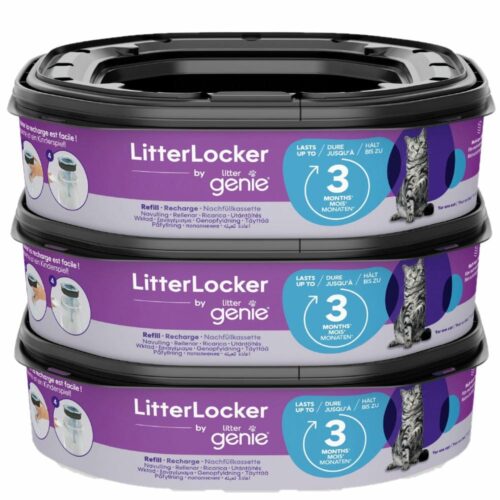 PET GENIE LITTER LOCKER OCTOGONAL REFILL 3-PACK - 3X122G
