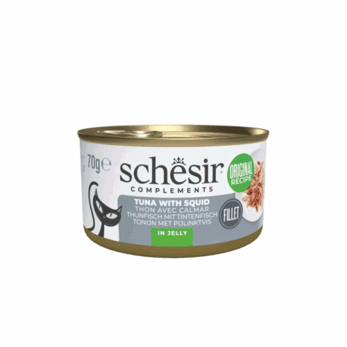 Schesir Cat Tuna Squids Jelly 12x70g Tin