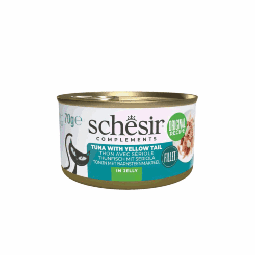 Schesir Cat Tuna Yellow Tail Jelly 12x70g Tin