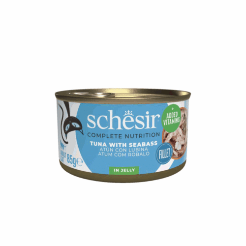 Schesir Cat Tuna Seabass Jelly 12x85g Tin