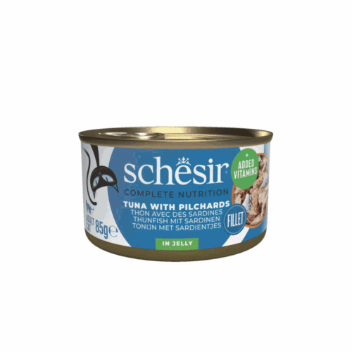 Schesir Cat Tuna Pilchard Jelly 12x85g Tin
