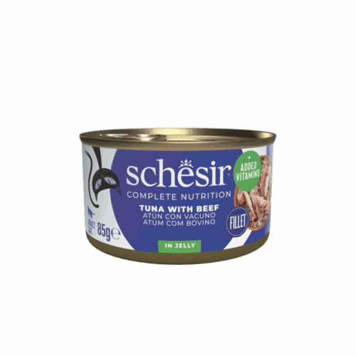 Schesir Cat Tuna Beef Jelly 12x85g Tin