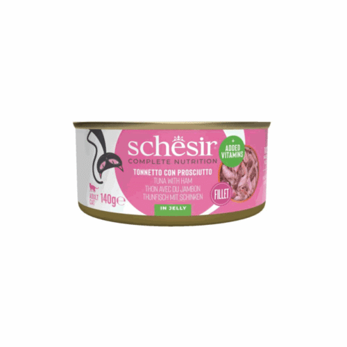 Schesir Cat Tuna Ham Jelly 8x140g Tin