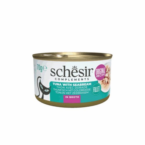 Schesir Cat Tuna Seabream Broth 12x70g Tin