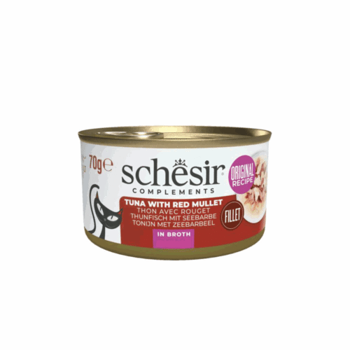 Schesir Cat Tuna Red Mullet Broth 12x70g Tin