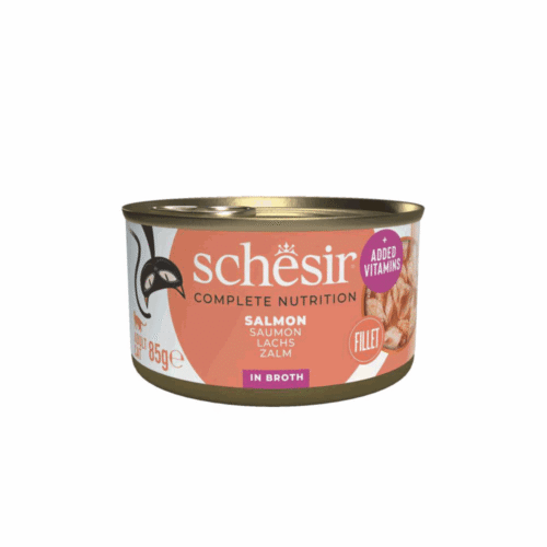 Schesir Cat Salmon Broth 12x85g Tin