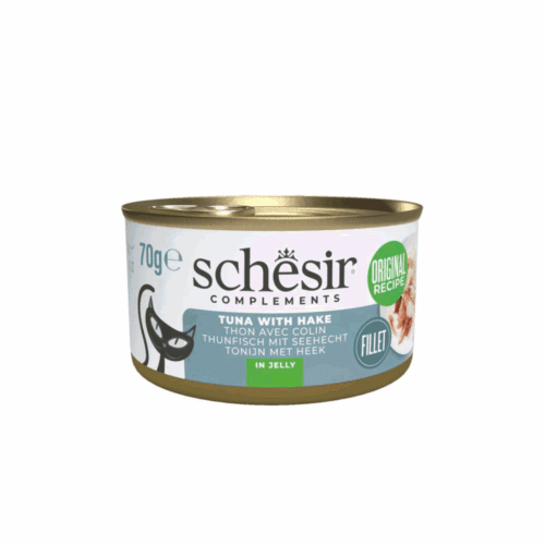 Schesir Cat Tuna Hake Jelly 12x70g Pouch