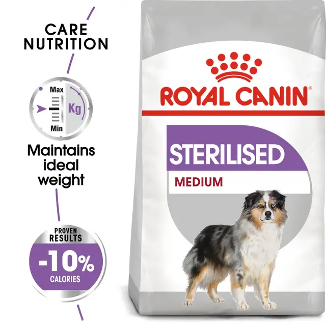 Royal Canin Medium Sterilised – Complete Dry Food for Neutered Adult Medium-Breed Dogs 3KG - Image 2