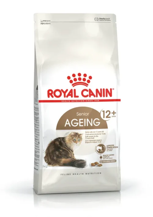 Royal Canin Ageing 12+ – Complete Dry Food for Senior Cats (12+ years) 2kg | 4kg
