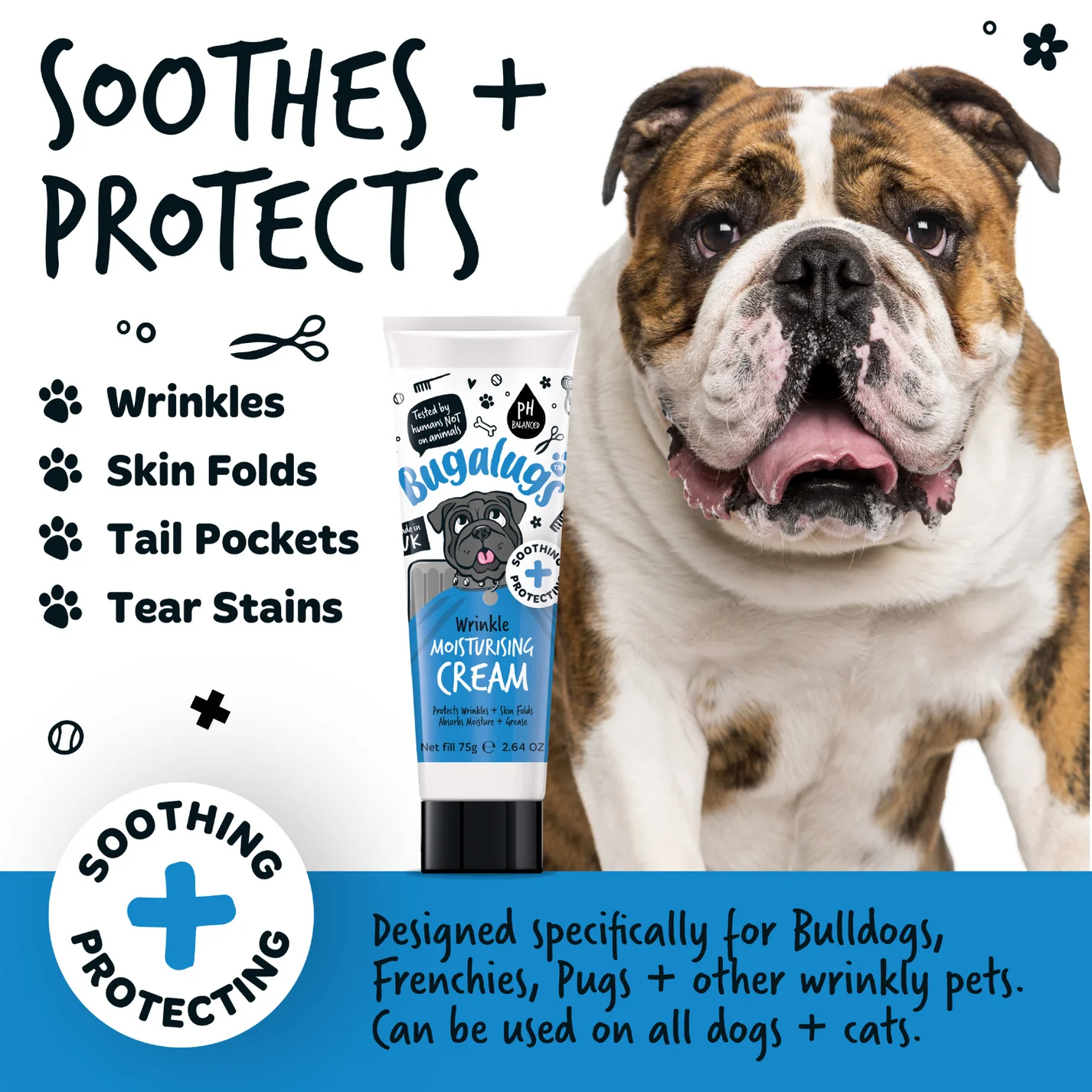 Bugalugs Wrinkle Moisturising Cream for Dogs & Cats 75g - Image 5