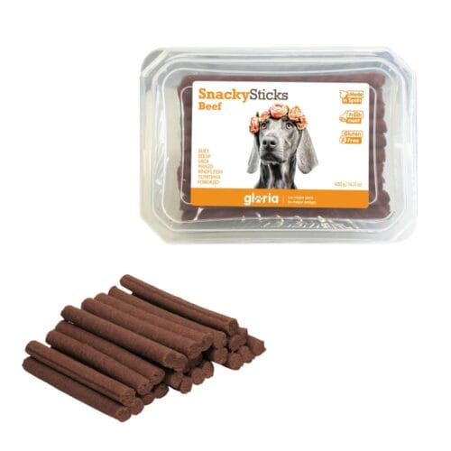 Gloria Snacky Sticks Beef 900g – Beef Dog Treats