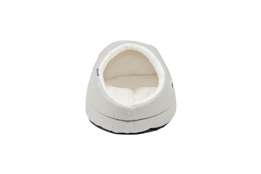 Gloria Sweet Cave – Beige & Grey Pet Cave Bed 40x40cm