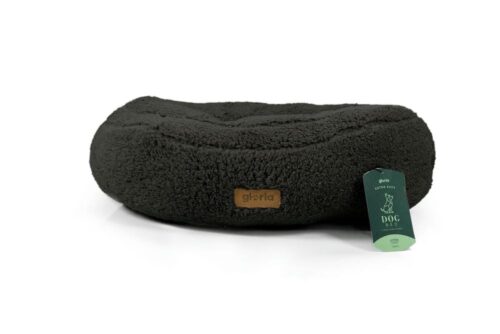 Gloria Tarifa Round Bed – Soft Black & White Pet Bed (65cm & 85cm)