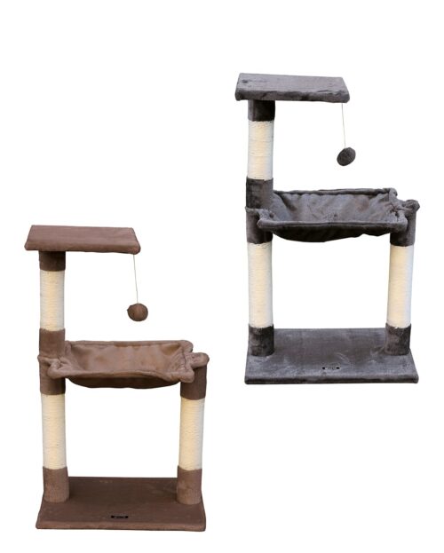 Sena Cat Tree Post – Compact Multi-Level Scratching Post - 2 Colours