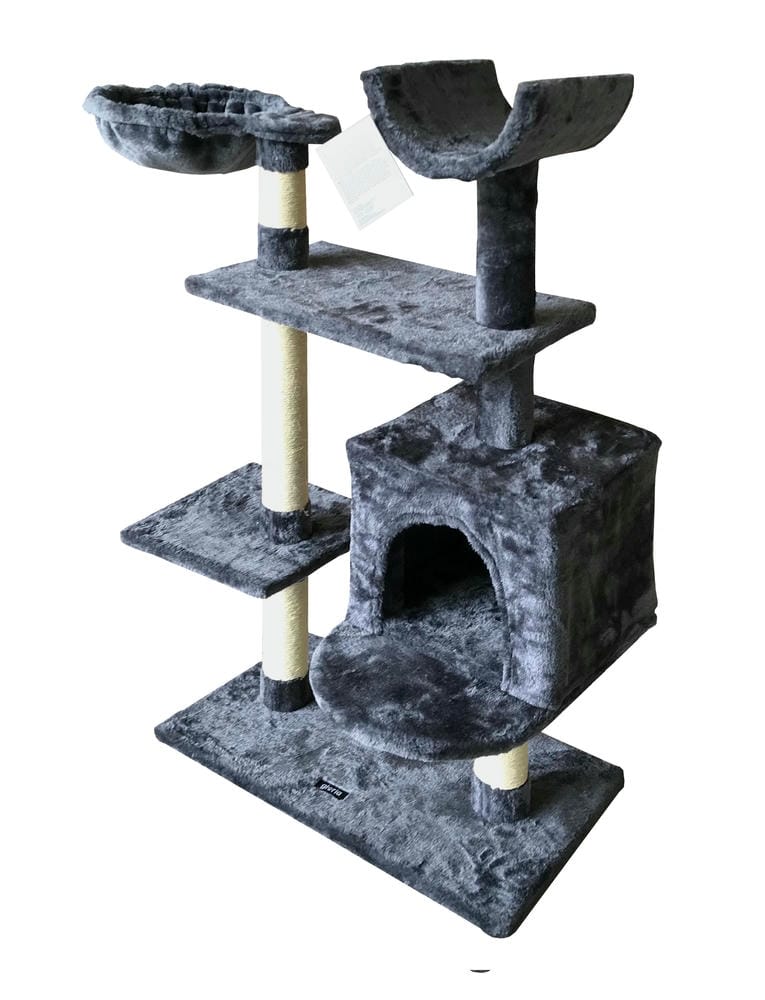 Jarama Multi-Level Cat Tree with Hideout - 2 Colours