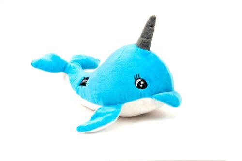 Nuka Narval Plush Toy – Squeaky Narwhal Toy for Dogs