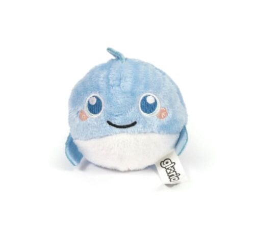 Jacala Whale Plush Ball for Dogs – Soft, Smiley & Squeaky