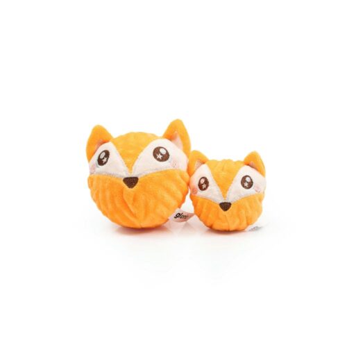 Orion Plush Ball Toy – Round Fox Toy for Dogs