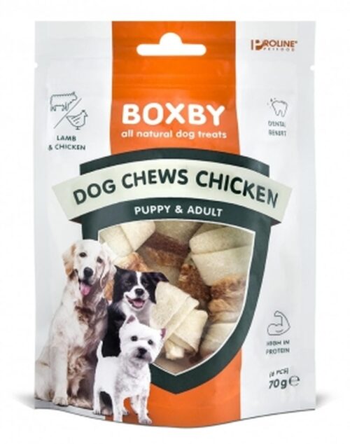 Boxby Dog Chews with Chicken 6PCS 70gr