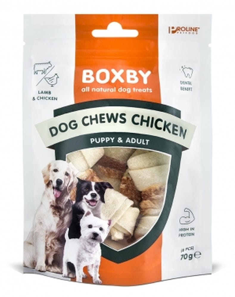 Boxby Dog Chews with Chicken 6PCS 70gr
