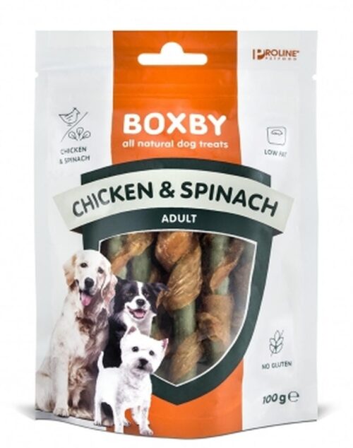 Boxby Chicken & Spinach 100gr