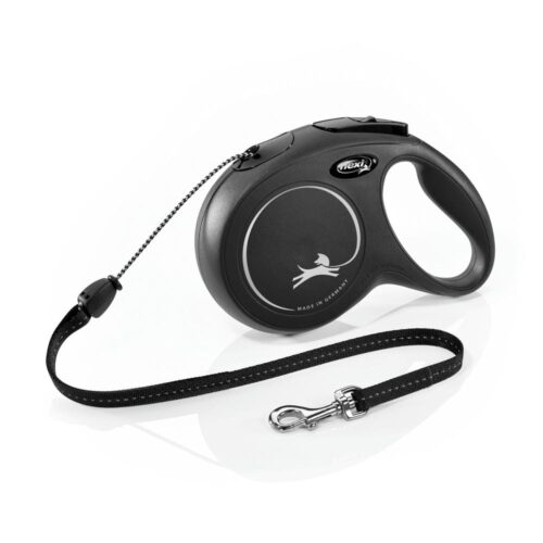 Flexi Classic Retractable Cord Dog Lead – 8m Leash | Sizes S & M | 4 Colours