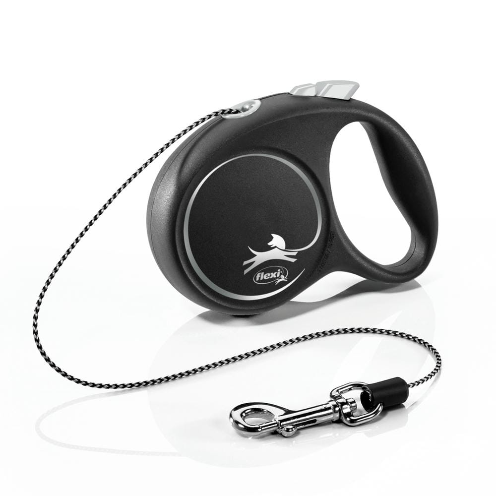 Flexi Black Design Cord Retractable Lead Suitable for Cats & Dogs – 3 Sizes (XS, S, M) 4 Colours - Image 4