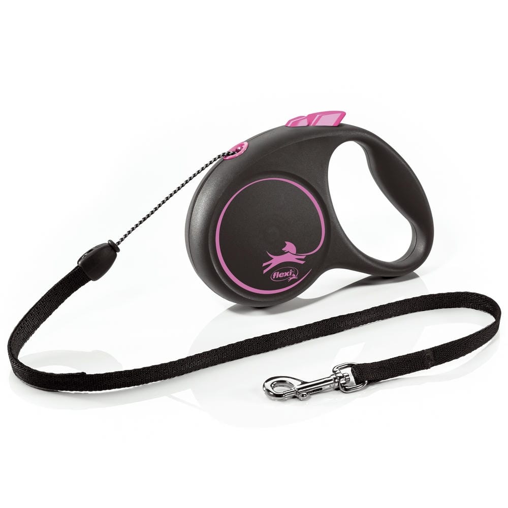 Flexi Black Design Cord Retractable Lead Suitable for Cats & Dogs – 3 Sizes (XS, S, M) 4 Colours - Image 8