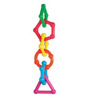 Geometric Solid Chain Parrot Toy